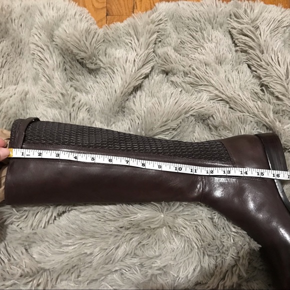 Cole Haan Simona Brown Leather Riding Boots - Picture 8 of 8